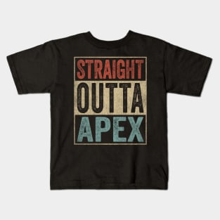 Retro Apex Stuff Clothing Straight Outta Apex Kids T-Shirt